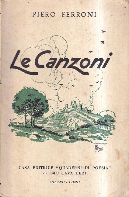 Le canzoni - Pietro Ferroni - copertina
