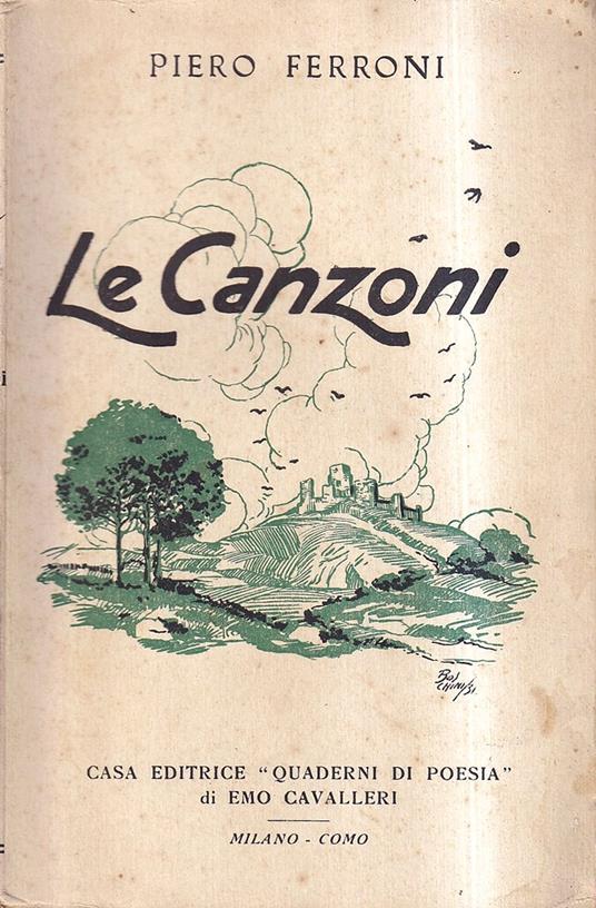 Le canzoni - Pietro Ferroni - copertina