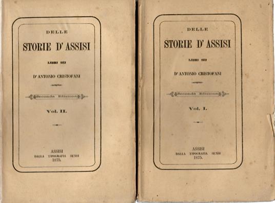Delle Storie Di Assisi - Antonio Cristiani - copertina