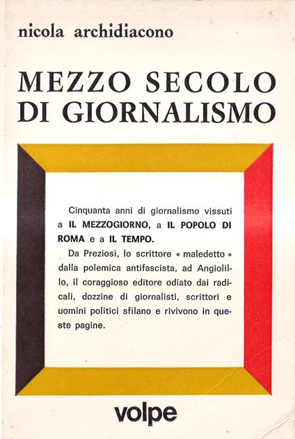 Mezzo secolo di giornalismo - copertina
