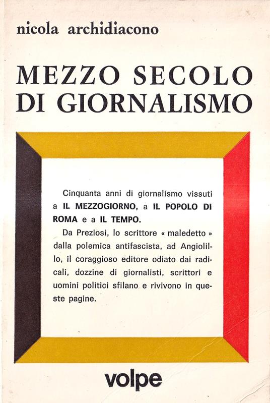 Mezzo secolo di giornalismo - copertina