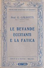 Le bevande eccitanti e la fatica