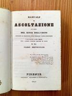 Manuale di ascoltazione, ovvero Del senso dell'udito applicato al diagnostico delle malattie e della gravidanza e di alcuni altri mezzi che a questo possono servire di aiuto