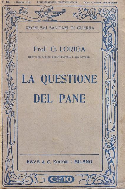 questione del pane - copertina