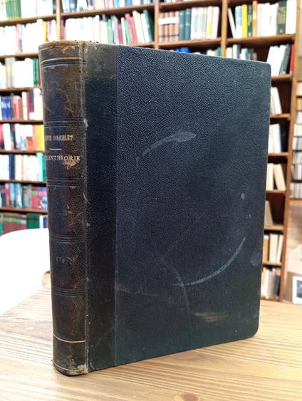 Vorlesungen über Zahlentheorie. Herausgegeben und mit Zusätzen versehen von R. Dedekind - copertina