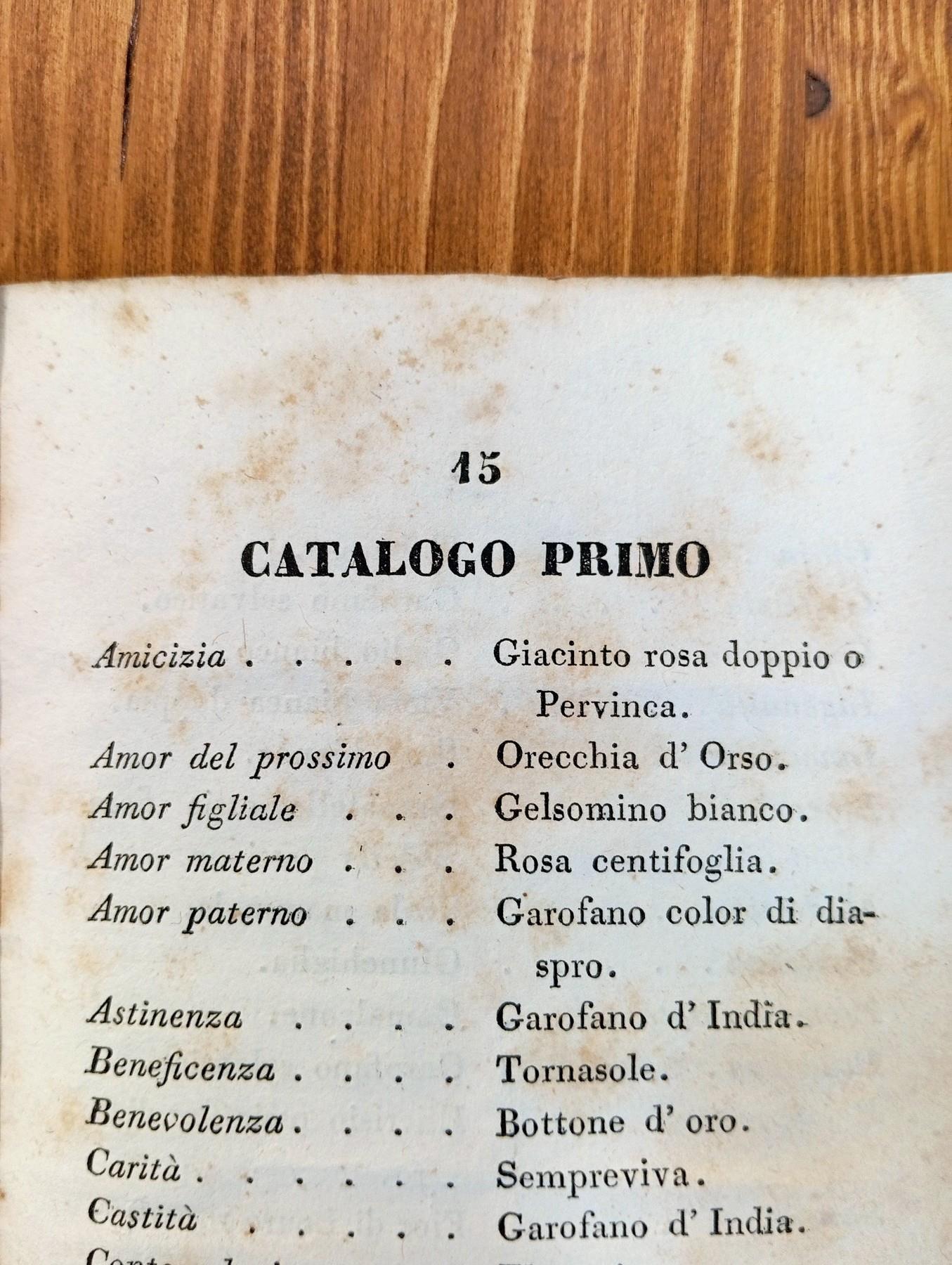 Modo di farsi intendere senza esprimersi, ossia La profumeria divenuta il telegrafo del cuore umano. Pensiero di Pietro Bortolotti di Bologna sotto il portico del Pavaglione, profumiere inventore dell'Acqua di Felsina