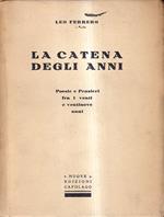 catena degli anni. Poesie e pensieri fra i venti e i ventinove anni
