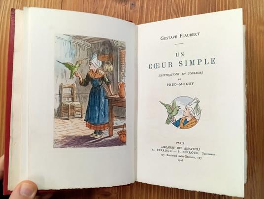 Un coeur simple - Gustave Flaubert - copertina