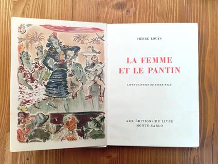 femme et le pantin - Pierre Louÿs - copertina