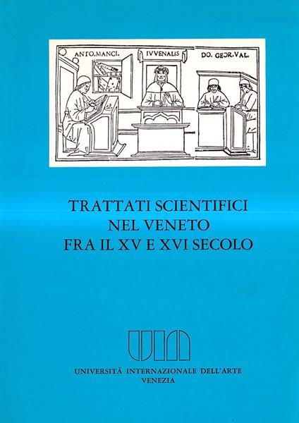 Trattati scientifici nel veneto fra il XV e XVI secolo - copertina