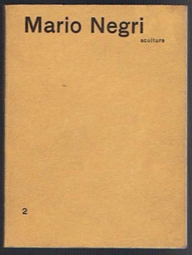 Mario Negri Sculture - copertina