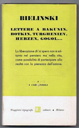 Lettere a Bakunin - copertina