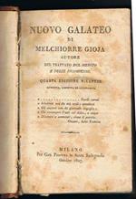 Nuovo galateo di Melchiorre Gioja autore del merito e delle ricompense quarta edizione milanese