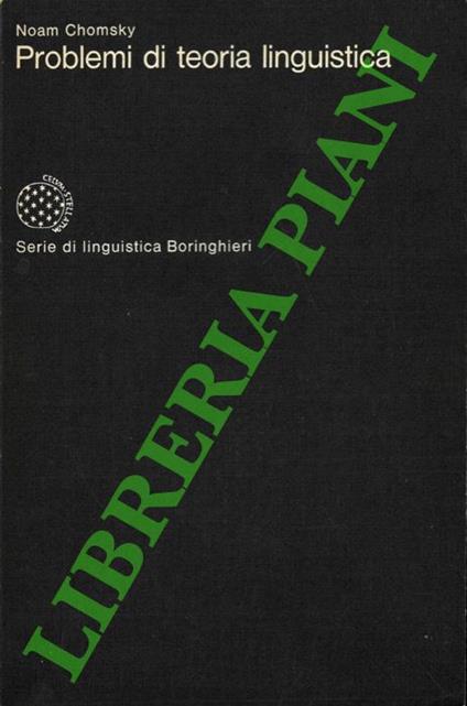 Problemi di teoria linguistica - Noam Chomsky - copertina