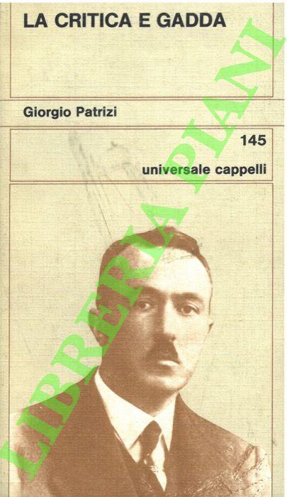 critica e Gadda - Giorgio Patrizi - copertina