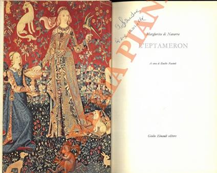 L' Eptameron. A cura di Emilio Faccioli - Margherita di Navarra - copertina