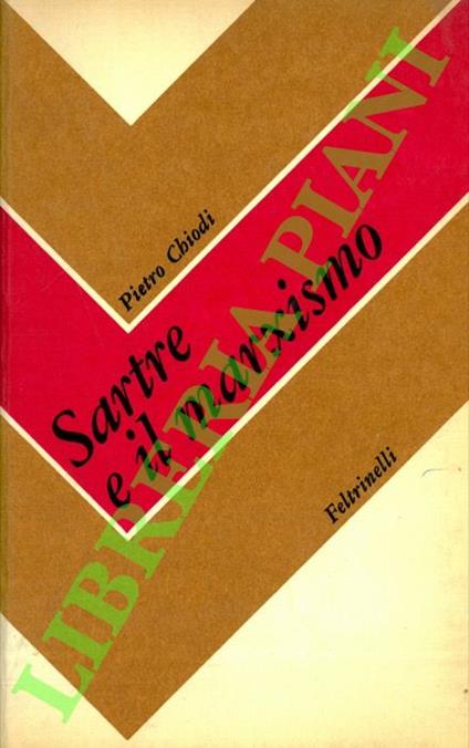 Sartre e il marxismo - Pietro Chiodi - copertina
