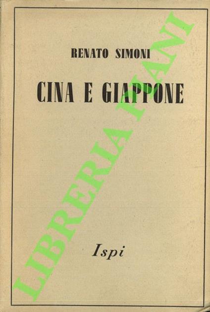 Cina e Giappone - Renato Simoni - copertina