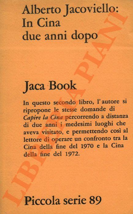 In Cina due anni dopo - Alberto Jacoviello - copertina