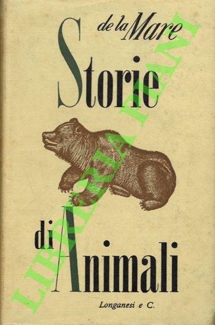 Storie di animali - Walter De La Mare - copertina