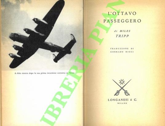 L' ottavo passeggero. - Miles Tripp - copertina