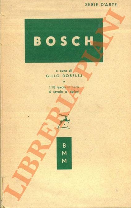 Bosch - Gillo Dorfles - copertina