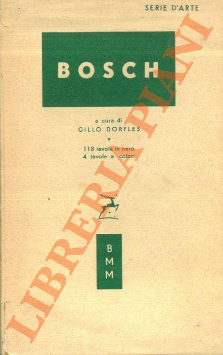 Bosch - Gillo Dorfles - copertina
