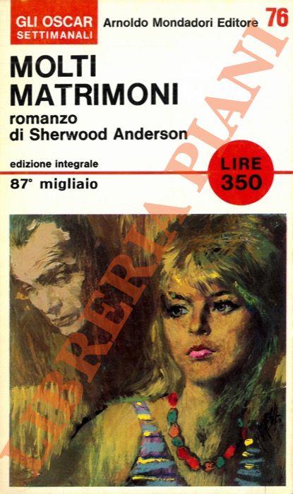 Molti matrimoni - Sherwood Anderson - copertina