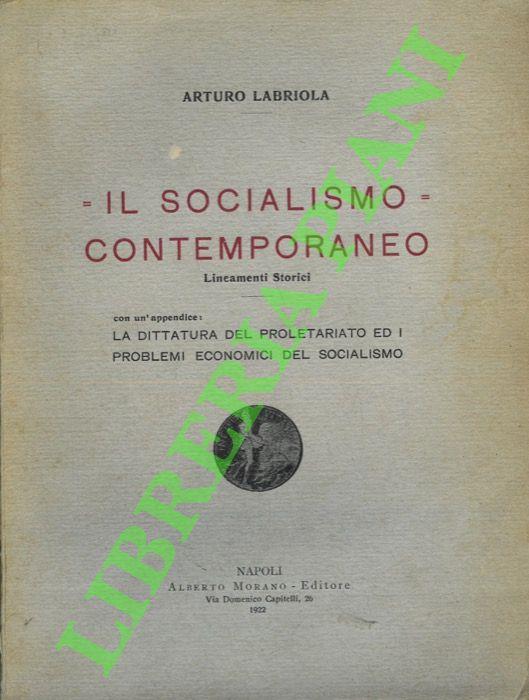Il socialismo contemporaneo. Lineamenti storici - Arturo Labriola - copertina