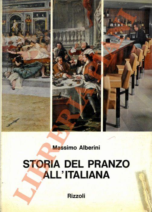 Storia del pranzo all'italiana - Massimo Alberini - copertina