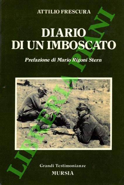 Diario di un imboscato - Attilio Frescura - copertina