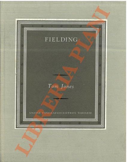 Tom Jones. - Henry Fielding - copertina