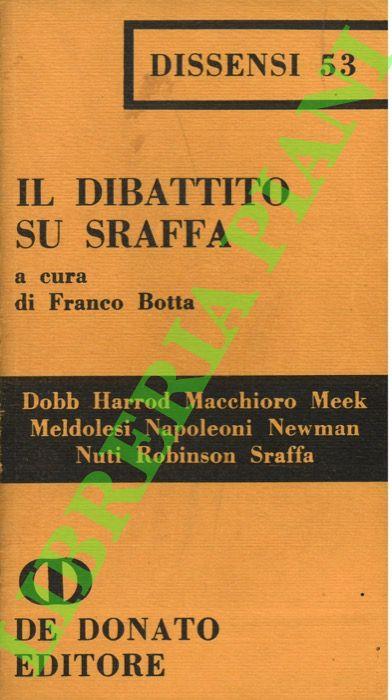 Il dibattito su Sraffa