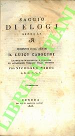 Saggio di elogj senza la R.