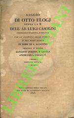 Saggio di otto elogj senza la R ... Edizione ottava.