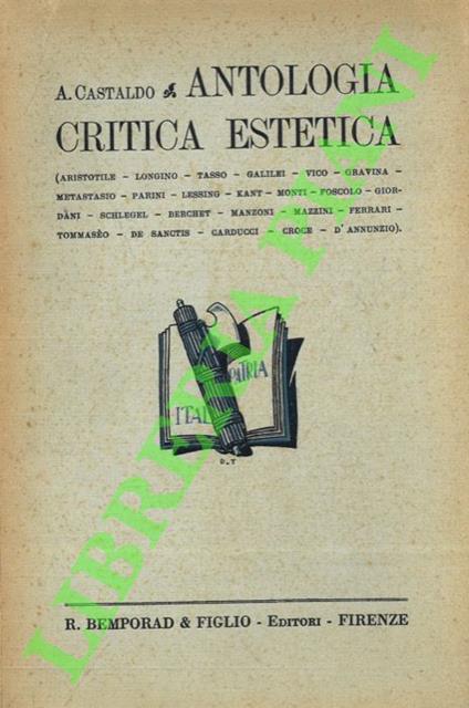 Antologia critica estetica - copertina