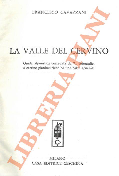 Valle del Cervino. - copertina