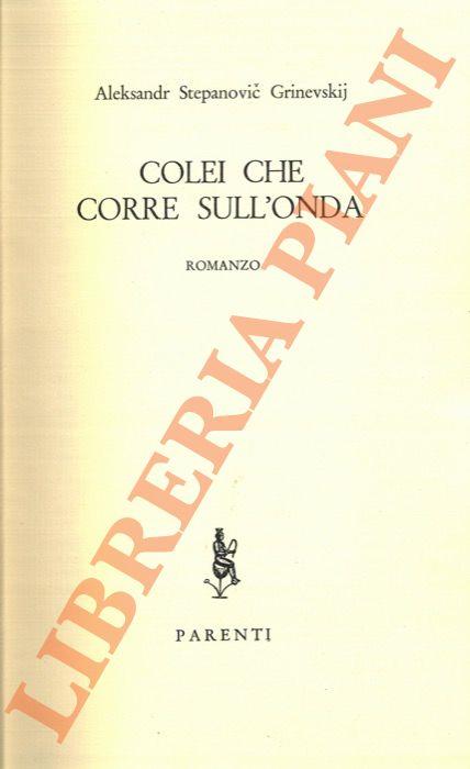 Colei che corre sull'onda - copertina