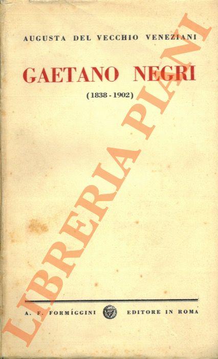 Gaetano Negri (1838-1902) - copertina