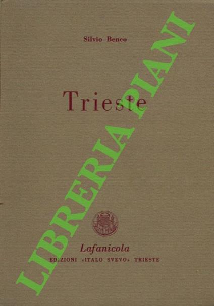 Trieste - Silvio Benco - copertina
