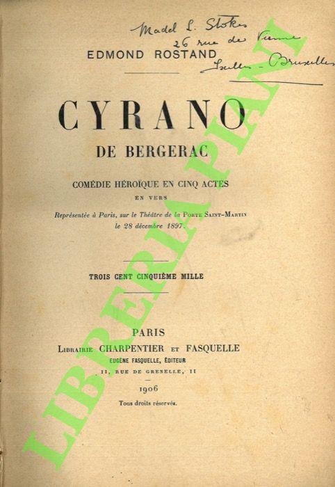 Cyrano de Bergerac - Edmond Rostand - copertina