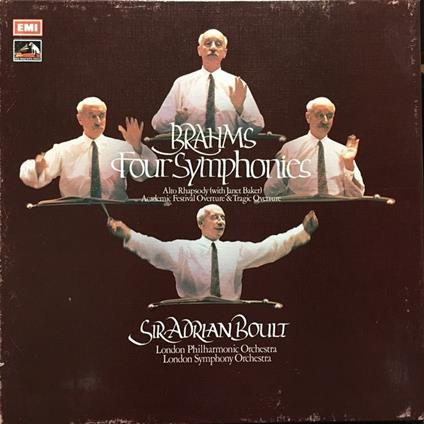 4 Sinfonie - Vinile LP di Johannes Brahms,Sir Adrian Boult