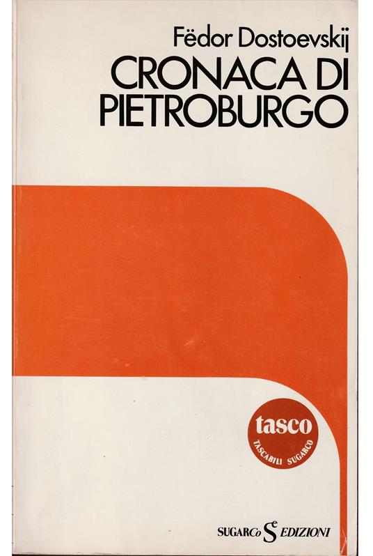 Cronaca di Pietroburgo - Fëdor Dostoevskij - copertina