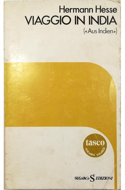 Viaggio in India («Aus Indien») - Hermann Hesse - copertina