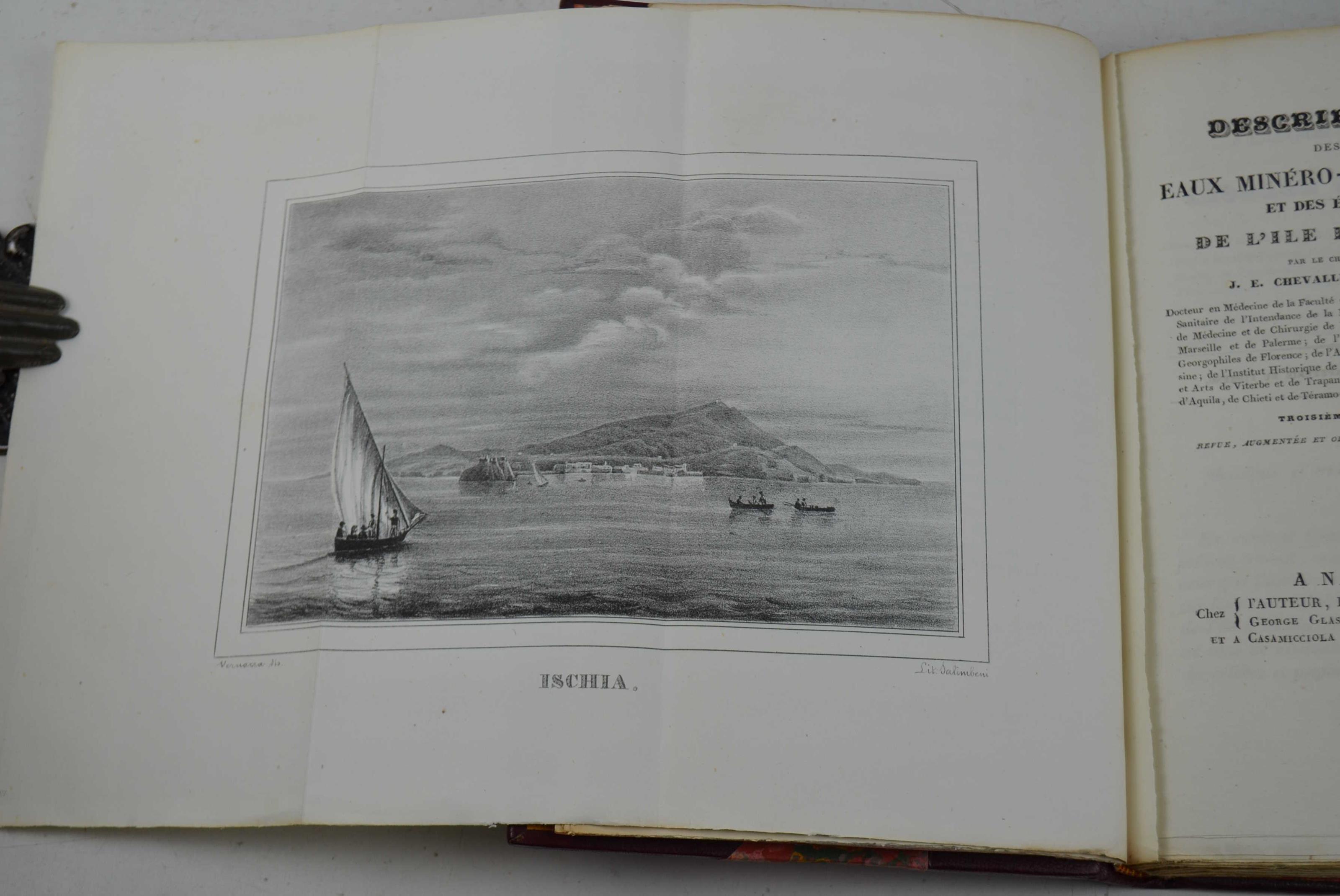 Description des eaux minéro-thermales et des étuves de l'Ile d'Ischia... troisième édition