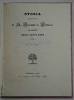 Storia della città di S. Giovanni in Persiceto nei domini della Santa Sede