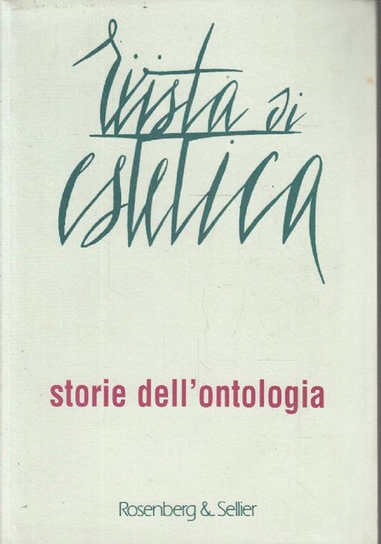 Rivista di estetica n. 22 2003 - copertina