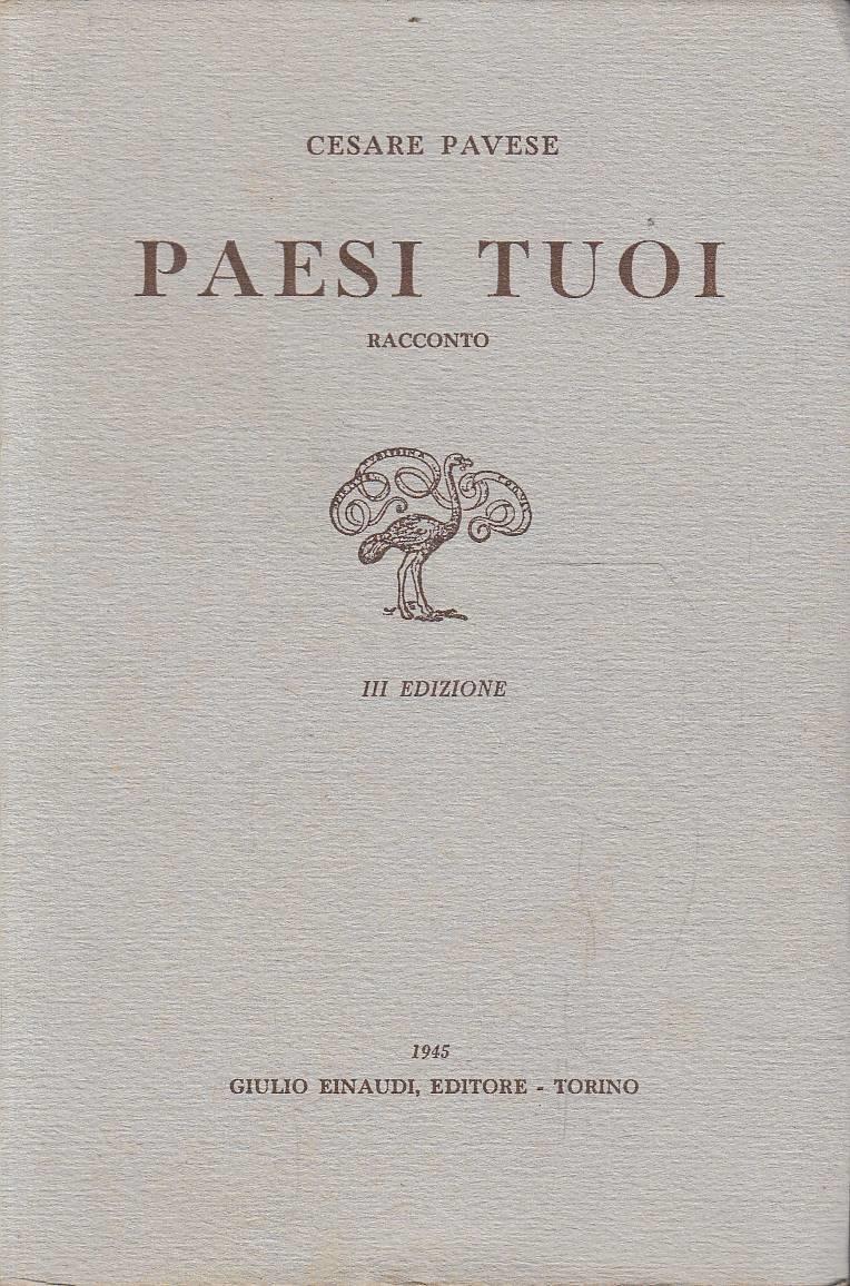 Paesi tuoi. Racconto