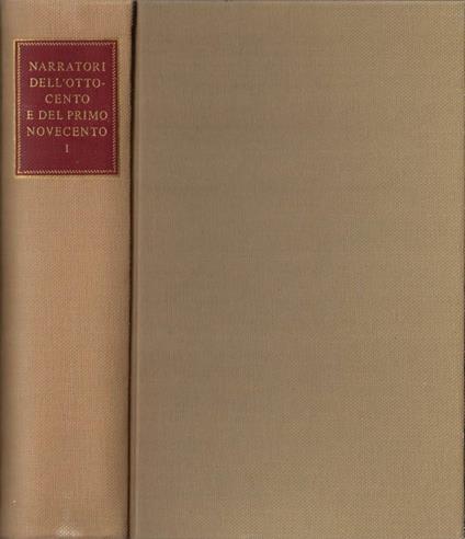 Narratori dell' Ottocento e del primo Novecento Tomo I - Aldo Borlenghi - copertina