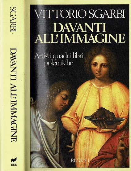 Davanti all'immagine - Vittorio Sgarbi - copertina